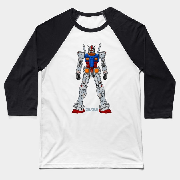 RX-78-2 garistipis Baseball T-Shirt by garistipis